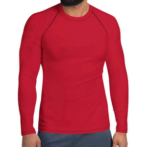 Custom Made High Quality Unisex Rash Guards Sublimation Printed Long Sleeve Quick Dry Sportswear Clothing <b>Men's</b> <b>Compression</b> - Product Image 4