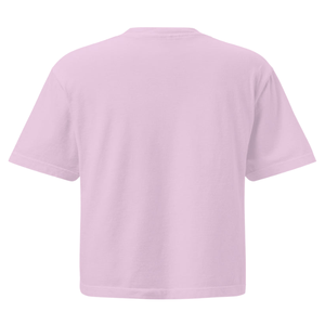 T-shirt rose ample et épais pour femme, motif graphique, coton premium, manches courtes, vêtement décontracté et tendance - Product Image 2