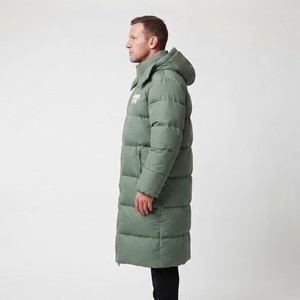 <b>Men</b> Long <b>Puffer</b> <b>Jacket</b> <b>Hooded</b> Stand Collar Warm Winter Coat Outdoor Outerwear Elegant Color <b>Puffer</b> Coat For <b>Men</b> - Product Image 3