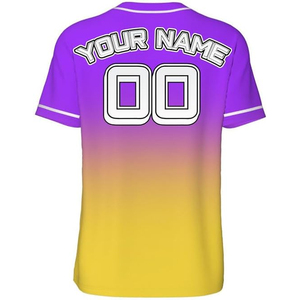Camiseta de Béisbol Personalizada con Nombre y Número del Equipo, Impresión Digital, Transpirable, Talla Grande, Cuello en V, Serigrafía de Ángeles, Venta al Por Mayor - Product Image 3
