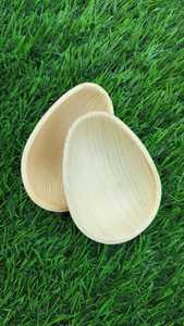 Cuenco de huevo de hoja de palma Areca biodegradable japonés 6x4 CMS sostenible y compostable para ocasiones de fiesta - Product Image 4