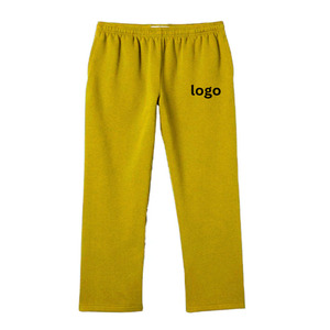 Pantalon de survêtement pour homme respirant, épais, uni, 100 % coton, écologique, avec cordon de serrage - Product Image 4