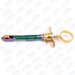 Jeringa de Aspiración Dental, Instrumentos Quirúrgicos Dentales al por Mayor, 1.8ML, Instrumentos Dentales Multifuncionales y Chapados en Oro - Product Image 2