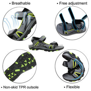 Trekking Venta al por mayor <span class=keywords><strong>Montaña</strong></span> al aire libre Punta abierta Cómodo Camping <span class=keywords><strong>Sandalias</strong></span> Anti resbaladizo - Product Image 4