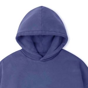 Sweat à capuche pour homme en coton lourd de qualité supérieure, coupe ample, style streetwear - Product Image 3