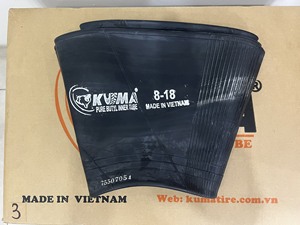 Chambre à air en caoutchouc butyle KUMA de haute qualité 8-18 avec valve TR15 pour camion léger, fabriquée au Vietnam - Product Image 2