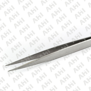 Pinces à cils professionnelles pour extensions de cils avec logo personnalisé, pointes courbées et pointues, pinces à cils en vente - Product Image 2