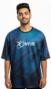 T-shirt en polyester/coton à sublimation, coupe classique, pour homme, streetwear décontracté, écologique, respirant - Product Image 2