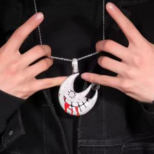 Collar con Colgante de Cabra de Plata de Ley 925 de Calidad de Exportación, Joyería con Moissanita Certificada IGI, Disponible a un Precio Competitivo - Product Image 5