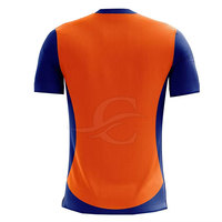 Vêtements de sport, maillot de football, design de couleur personnalisé, respirant, manches courtes, meilleure qualité