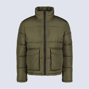 Vestes matelassées pour hommes personnalisées, col montant, vêtements de mode, veste matelassée chauffante pour hommes avec grande poche - Product Image 5