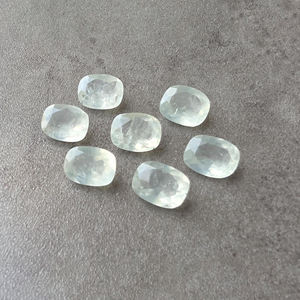 Piedra Preciosa de Prehnita Facetada, Corte Rectangular Calibrado, Piedra Suelta Natural para Joyería - Product Image 4