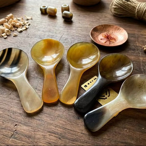 Wholesale Customized Highly Polished and Best Quality Handcrafted Natural Horn <b>Spoon</b> for Home Hotel and Restaurants From India - Product Image 1