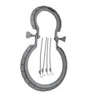 Lone Star Orthopedic Surgical Retractor Ring with 10 Hooks Set Self Retaining Handheld Stainless Steel USA Europe Quality