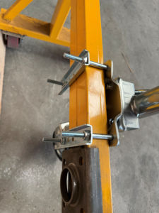 Nouveau support pivotant en acier pour élévateurs de langues de remorque, mouvement vertical automatique de bateau, pieds de semi-remorque, roue de jockey 1200L - Product Image 6
