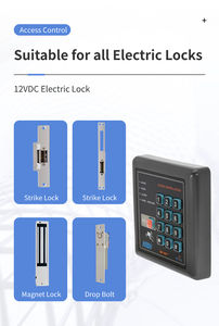 DK-2871 (P1) Clavier de contrôle d'accès intelligent WiFi Tuya 12V DC avec lecteur de carte RFID en plastique pour serrure de porte intelligente – Vente en gros - Product Image 5