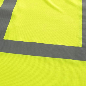 Clush Industries Polyester/Cotton Custom Breathable High Visibility Reflective Safety T-Shirt Unisex Construction Work <b>Heat</b> - Product Image 5