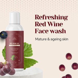 Gel Limpiador Facial de Vino Tinto con Acción Aclarante y Eliminadora de Imperfecciones, Limpieza Profunda para Todo Tipo de Piel - Marca Privada, Etiqueta Blanca, OEM - Product Image 4