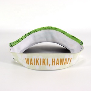Chất lượng cao tùy chỉnh thăng hoa thể thao chạy <span class=keywords><strong>Visor</strong></span> cap Trọng lượng nhẹ Polyester Dây đeo đàn hồi điều chỉnh Sun <span class=keywords><strong>Visor</strong></span> - Product Image 4