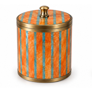 Seau à glace vintage en nacre, seau à glace de luxe en métal doré avec couvercle, refroidisseur à vin et champagne à double paroi pour bar et fête, OEM - Product Image 6