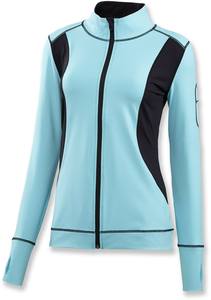 Camiseta de Compresión UPF 50+ para Mujer, Manga Larga con Cierre Frontal, Secado Rápido, Transpirable, con Bloques de Color, para Surf - Product Image 3