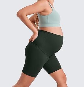 Nueva Llegada, Shorts de Ciclismo y Yoga Personalizados al por Mayor para Niñas, Shorts de Maternidad y Embarazo, Shorts de Ciclismo de Cintura Alta - Product Image 5