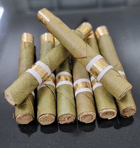 Conos de hoja de palma vegana verde brillante Envolturas y tubos Conos de hoja de palma enrollados a mano Rollos en tamaño personalizado 4 Conos de hoja de palma de EE. UU. - Product Image 4