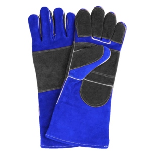 Gants industriels en cuir de vachette résistant à la chaleur, paume renforcée, gants de sécurité pour soudeurs, cuir industriel - Product Image 4