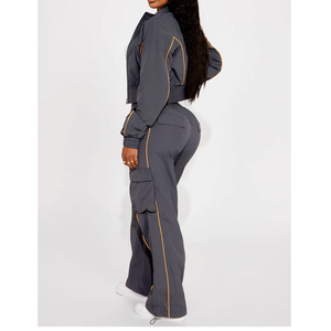 Sudadera Deportiva Corta Unisex de Algodón Grueso para Mujer - Logotipo Personalizado, Talla Grande, Transpirable - Product Image 4