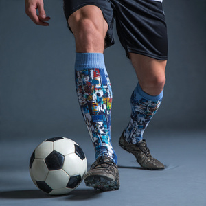 Calcetines de Fútbol Americano Antideslizantes de Alta Calidad, 100% Poliéster, Sublimados, Hasta la Rodilla, Unisex - Product Image 6