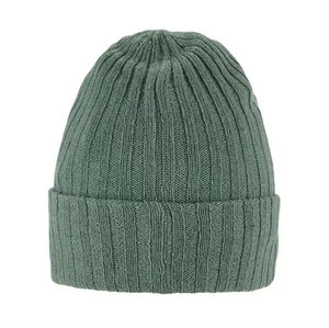 <b>Top</b> Notch Teal Ribbed Beanie Hat 100% Acrylic Windproof Headwear Factory Supply For Wholesales Production Winter Knit Hat OEM - Product Image 3