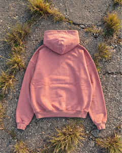 Sweat-shirt à capuche surdimensionné personnalisé avec lettres brodées effet vieilli, impression numérique, 500 GSM, pour homme et femme - Product Image 2