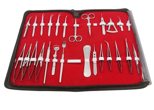 ชุดเครื่องมือผ่าตัดจุลศัลยกรรมตา 26 ชิ้น ทำจากสแตนเลสสตีล ใช้ซ้ำได้ - Product Image 2