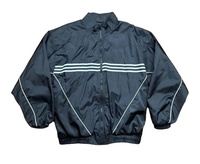 Vintage Anorak Ceket Erkek Siyah Beyaz Astarlı Rüzgarlık Su Geçirmez Nefes Alabilen Hızlı Kuruyan Ceket