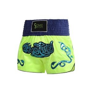 Short de Muay Thai Premium Plus Size 2025 personnalisé de haute qualité MMA Boxing Gym - Product Image 3