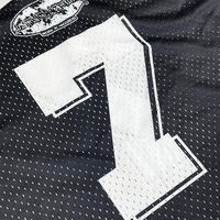 Camiseta de Fútbol Americano de Poliéster Suave, Ropa Deportiva de Fútbol, Impresión por Sublimación Personalizada de Primera Calidad, Malla Fina para Fútbol, Camiseta de Fútbol Francés