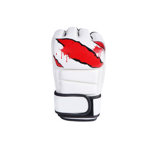 Gants de boxe MMA professionnels en cuir de vachette 16 oz avec fermeture auto-agrippante haute densité pour le kick-boxing, le Sanda et l'entraînement MMA - Product Image 2