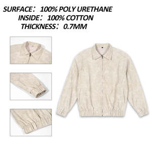 Veste d'hiver imperméable écologique avec logo personnalisé, streetwear bomber OEM de haute qualité, fermeture éclair, 100% polyester, vêtements pour hommes - Product Image 2