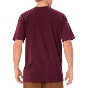 เสื้อยืดเปล่าแบบกำหนดเองสำหรับผู้ชาย ผ้าฝ้ายผสมโพลีเอสเตอร์ เนื้อหนา แขนเสื้อแบบริงเกอร์ คอกลม สวมใส่สบายๆ เสื้อยืดแบบริงเกอร์ - Product Image 2