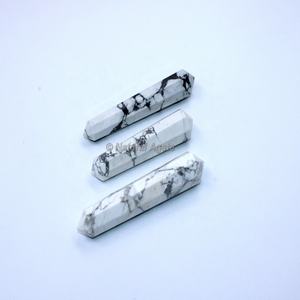 Point de crayon à double terminaison en cristal Pierre précieuse Guérison Crayon en cristal Obélisque Point Baguette pour la guérison Reiki Équilibrage énergétique - Product Image 3