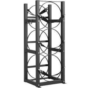 Portabombole Refrigerante 3 X 30 libbre (12.79x12.99x33.07 pollici) per Bombole di Gas - Attrezzatura per Carico e Stoccaggio - Product Image 1