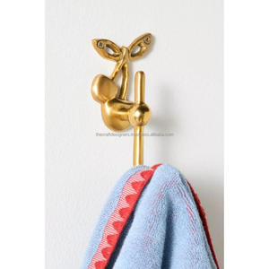 Luxury Pineapple <b>Hook</b> Wall Mount Brass <b>Hooks</b> For <b>Towel</b> Cloths Key Holder Easy Installation Home Decor - Product Image 2