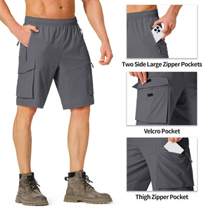 Short de randonnée confortable et jeune pour homme, personnalisable avec logo, haute qualité, sublimation, 100% polyester. - Product Image 4