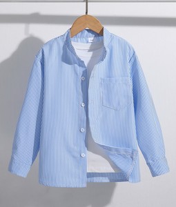 Chemise décontractée pour homme, beige, manches longues, couleur unie, col rabattu, tissu popeline, respirante, séchage rapide, écologique - Product Image 1