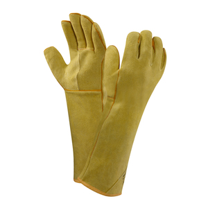 Crea tu Propio Estilo Único: Guantes de Soldador de Marca Privada, Guantes de Protección para Manos y Brazos, Diseño Popular Más Vendido - Product Image 4