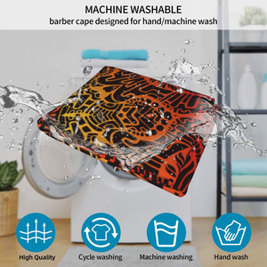 Capa de Barbero para Niños con Estampado Temático, Alta Calidad, Logotipo Personalizado al por Mayor, Precio de Fábrica ODM 2026 - Product Image 6