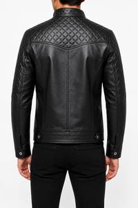 Veste en cuir véritable de qualité supérieure pour homme, vêtement d'extérieur de luxe en cuir véritable, doux, confortable, moderne, décontracté, à porter tous les jours - Product Image 5