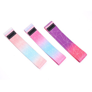 Custom Fabric Resistance Hip <b>Bands</b> Set Non Slip Elastic Booty <b>Bands</b> for Yoga Fitness Glute <b>Workout</b> Exercise Training Kit - Product Image 4