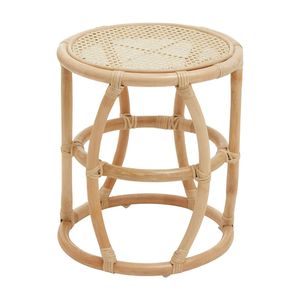 Taburete Multiusos de Ratán Natural con Construcción Resistente para Comedor, Cocina, Balcón, Patio, Muebles de Interior y Exterior - Product Image 6