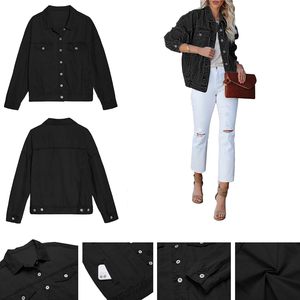 2025 chaqueta de mezclilla de camionero de novio de gran tamaño para mujer diseño cómodo de chaqueta - Product Image 2